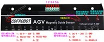 AGV磁导航传感器 支持NS极 16位磁导航传感器  Modbus通信协议 RS232或RS485串口输出