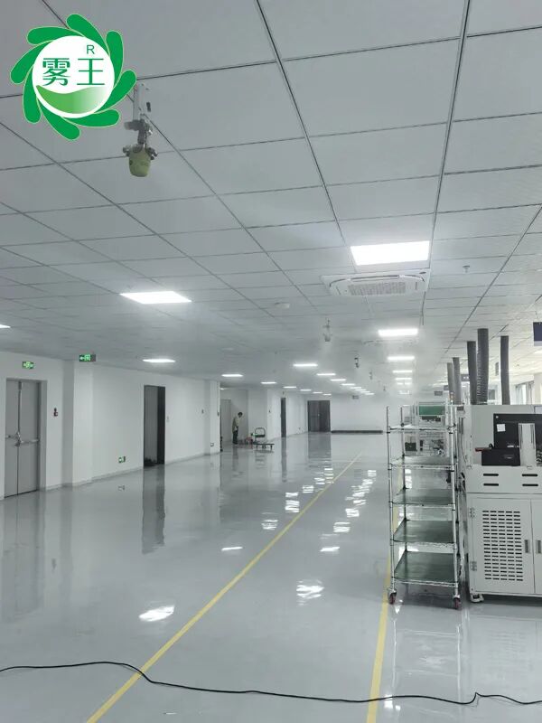 JY-WWQS8A干霧加濕器為高泰電子車間打造無靜電生產環境