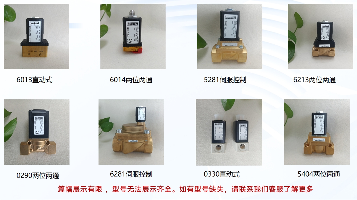 德国宝德burkert电磁阀6212二位二通不锈钢